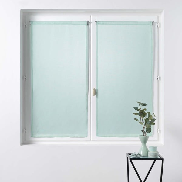 Piparmētru zaļi dienas aizkari (2 gab.) 60x120 cm Sandra – douceur d'intérieur-image-2