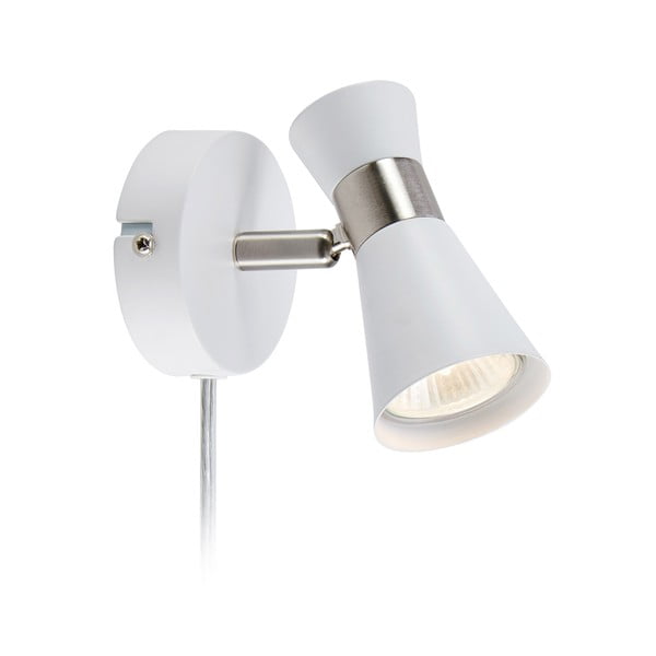 Balta sienas lampa (garums 12 cm) Folie – Markslöjd