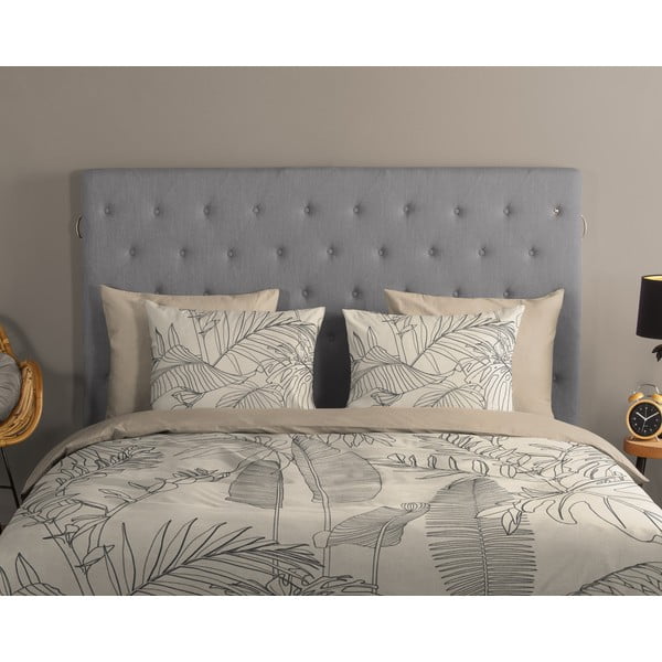 Bēša vienguļamā kokvilnas gultas veļa 140x220 cm Sym – Good Morning-image-2