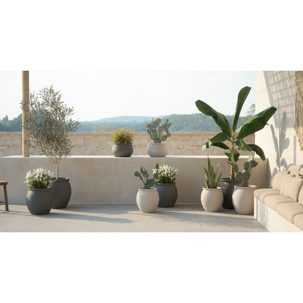 Keramikas ar rokām radīts puķu pods ø 29 cm Artemis – Artevasi-image-3