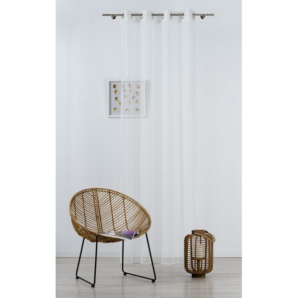 Balts dienas aizkars 140x245 cm Miko – Mendola Fabrics-image-1