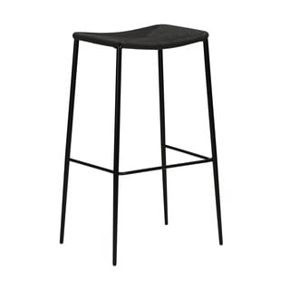 Melns bāra krēsls DAN-FORM Denmark Stiletto, augstums 78 cm