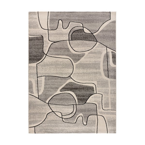 Pelēks/krēmkrāsas paklājs 160x230 cm Ashley – Universal