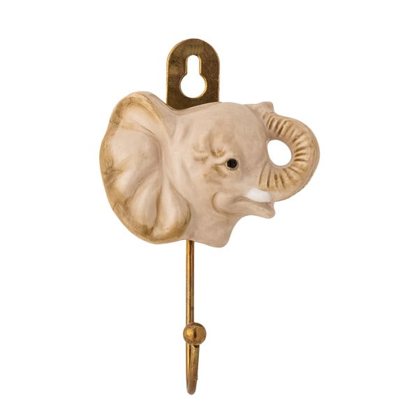 Bēšs keramikas sienas āķis Nosa – Bloomingville Mini-image-2