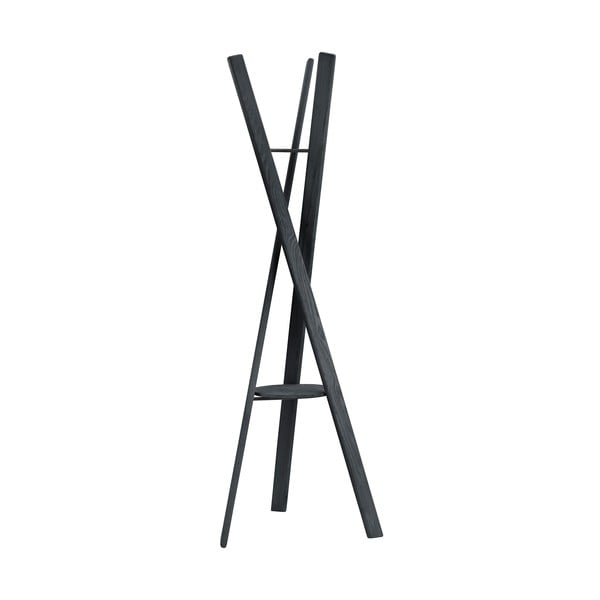 Melns ozola masīvkoka pakaramais 62x176 cm Rakku – Blomus