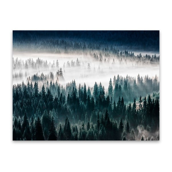 Image Styler Glasspik Misty Forest, 80 x 120 cm