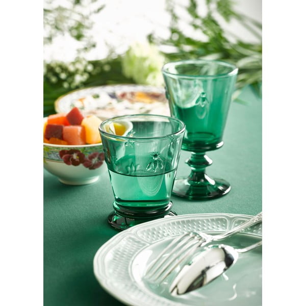 Smaragdzaļa vīna glāze La Rochère Bee, 200 ml-image-2