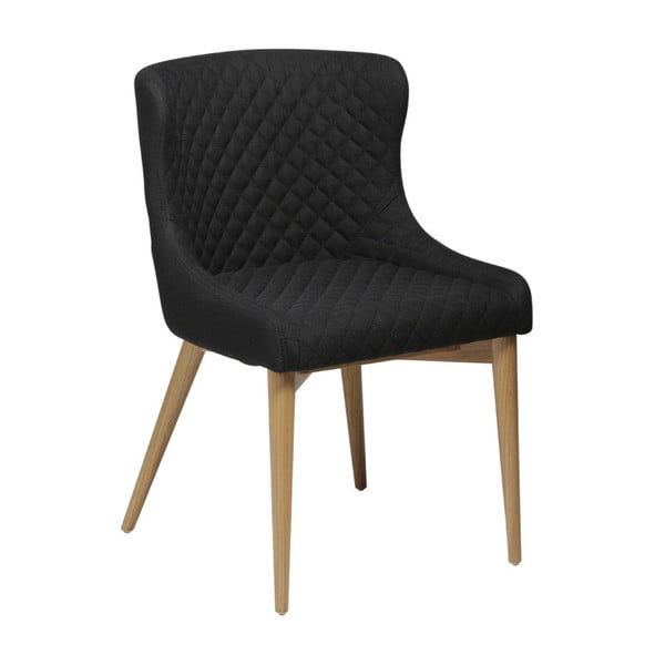 Melns ēdamistabas krēsls DAN-FORM Denmark Vetro