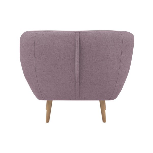 Rozā krēsls ar gaišām kājām Mazzini Sofas Sicile-image-1