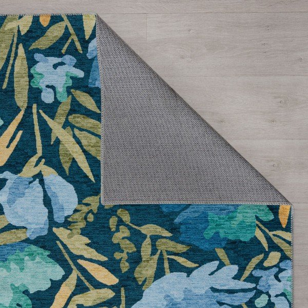 Zils mazgājams paklājs 170x120 cm Alyssa – Flair Rugs-image-4