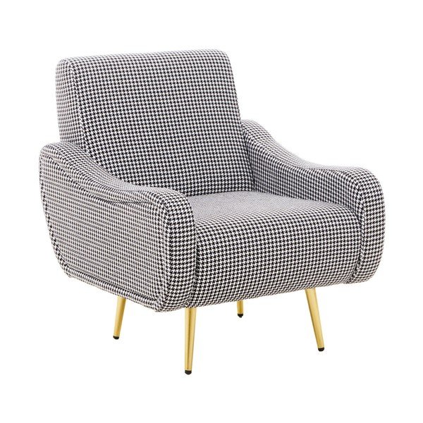 Melnbalts atpūtas krēsls Holli – Premier Housewares