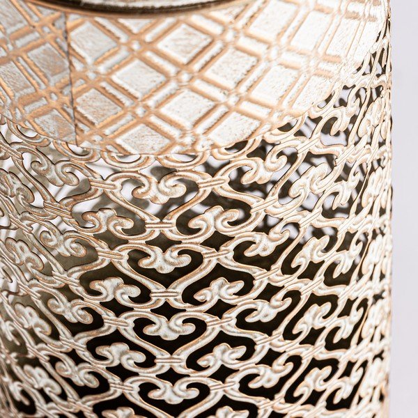 Zelta krāsas metāla augsta vāze Jaipur – Burkina-image-1