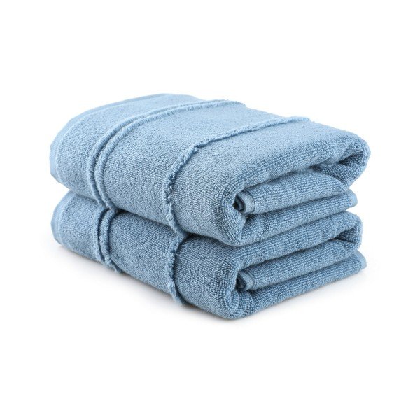 Zili frotē dvieļi (2 gab.) 50x90 cm Arden – Foutastic