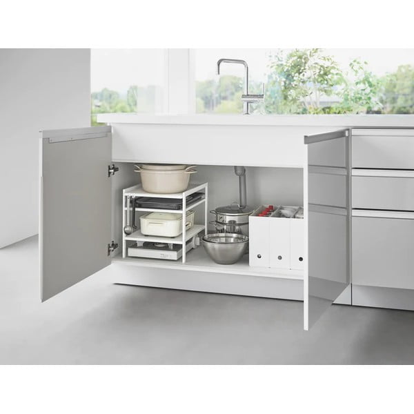 Metāla papildu virtuves plaukts Tower – YAMAZAKI-image-2