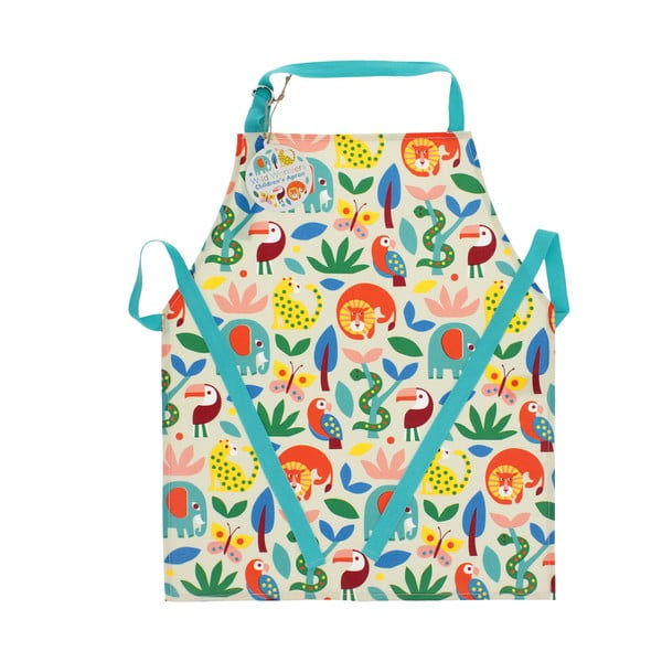 Kokvilnas bērnu priekšauts Wild Wonders – Rex London-image-3