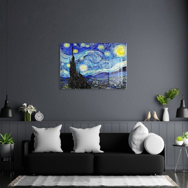 Stikla glezna 70x50 cm Vincent van Gogh – Wallity-image-2