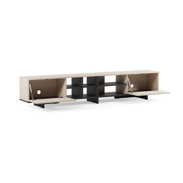 Melns TV galdiņš 230x44x36 cm Cequoia – Marckeric-image-3