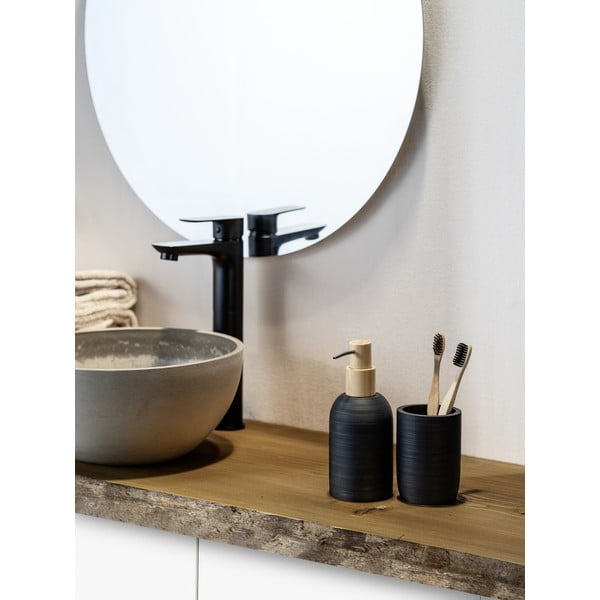 Melns polirezīna trauks zobu birstei Altavalle – Wenko-image-1