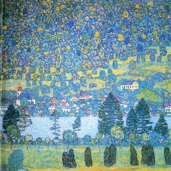 Reproducēta glezna 50x50 cm Lake, Gustav Klimt – Fedkolor