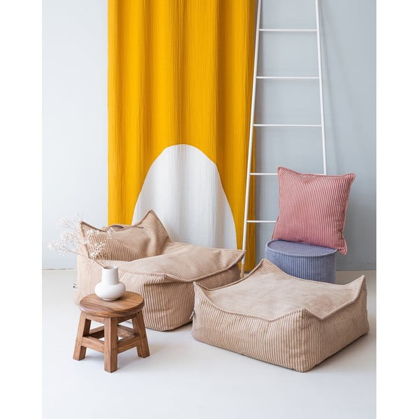 Gaiši brūns velveta bērnu sēžammaiss Square – Wigiwama-image-3