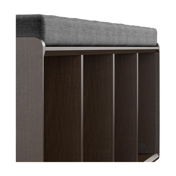 Brūns apavu skapis ar soliņu Novogratz Brittany-image-1