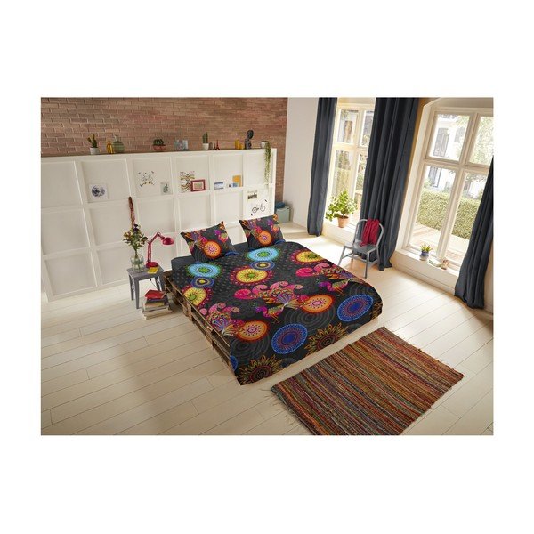 Kokvilnas gultasveļa HIP Phantasy, 140 x 200 cm-image-1