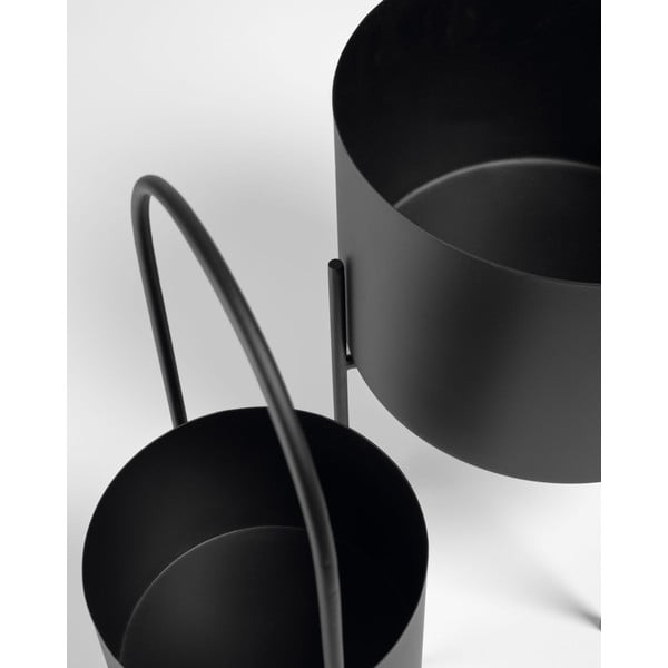 Metāla puķu poda apvalki (2 gab.) ø 25 cm Mash – Kave Home-image-3