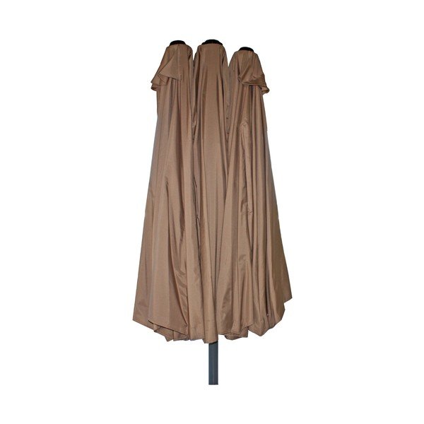 Pelēks saulessargs 265x460 cm – Garden Pleasure-image-2