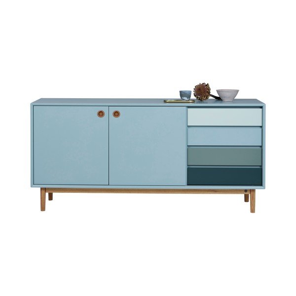 Piparmētru zaļa zema kumode 170x80 cm Color Box – Tom Tailor-image-3
