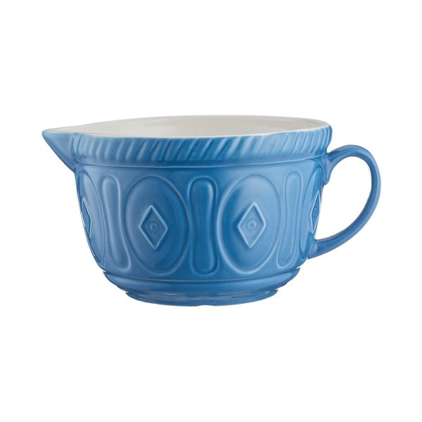 Azūraini zils keramikas trauks ar piltuvi Mason Cash Batter, 2 l