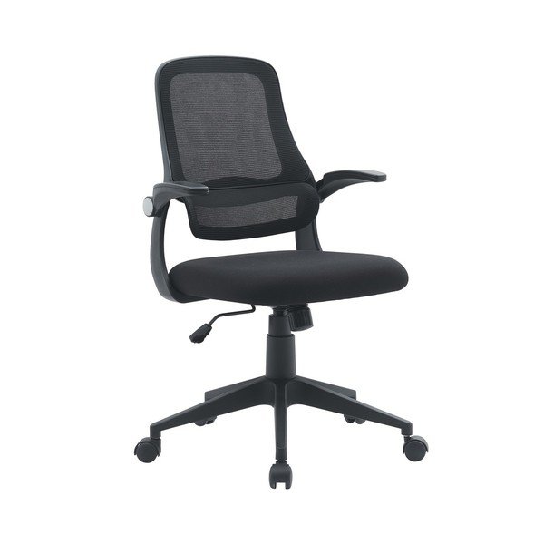 Melns polsterēts biroja krēsls Gilmore – Yes Everyday