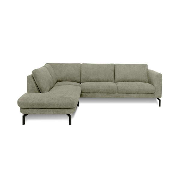 Gaiši zaļš stūra dīvāns (ar kreiso stūri) Gomero – Scandic