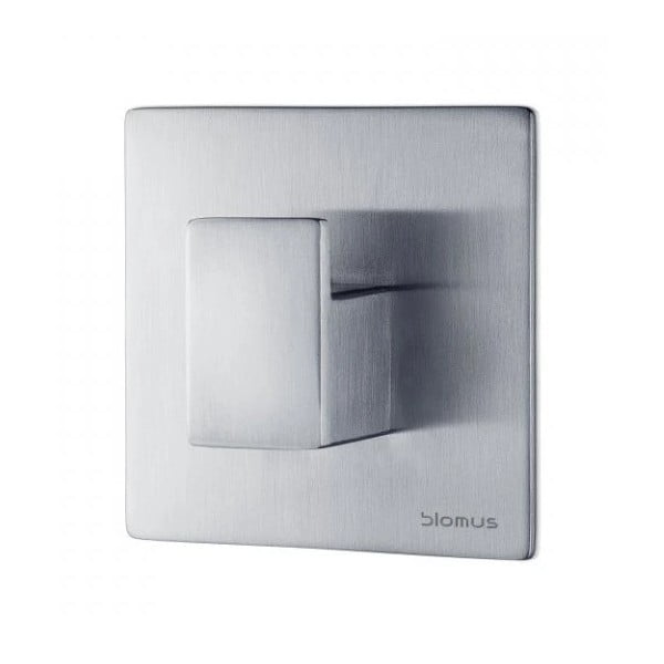 Matētas sudraba krāsas nerūsējošā tērauda sienas āķis ar uzstādīšanu bez urbšanas Menoto – Blomus