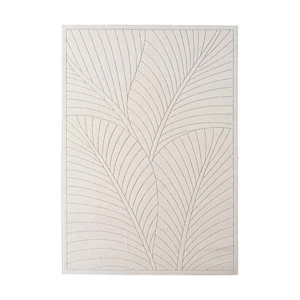 Krēmkrāsas iekštelpu un āra paklājs 120x170 cm Nova 1203 – Ayyildiz Carpets