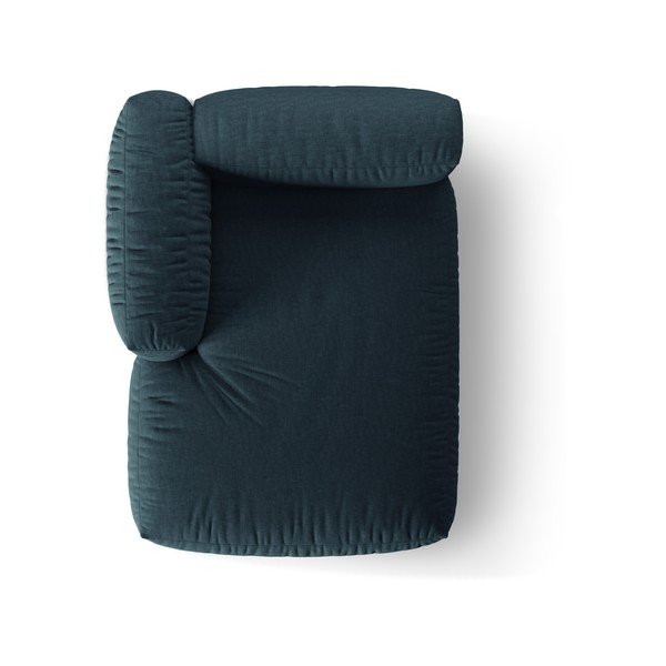 Tumši zila modulārā dīvāna daļa (ar kreiso stūri) Martina – Micadoni Home-image-3