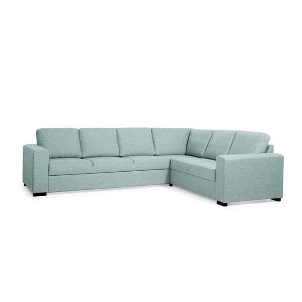 Piparmētraini zaļš dīvāns Scandic Airton, labais stūris