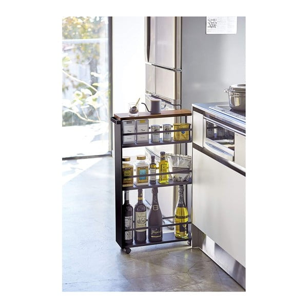 Melns metāla vannas istabas plaukts 47,5x81 cm Tower – YAMAZAKI-image-4