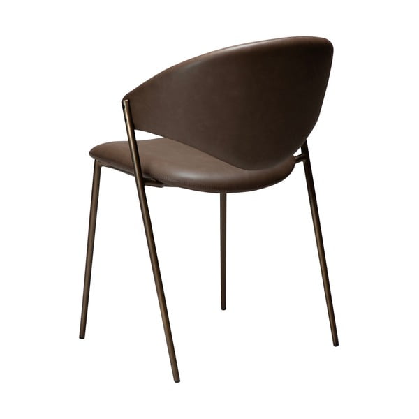 Tumši brūns mākslīgās ādas pusdienu krēsls Zone – DAN-FORM Denmark-image-3