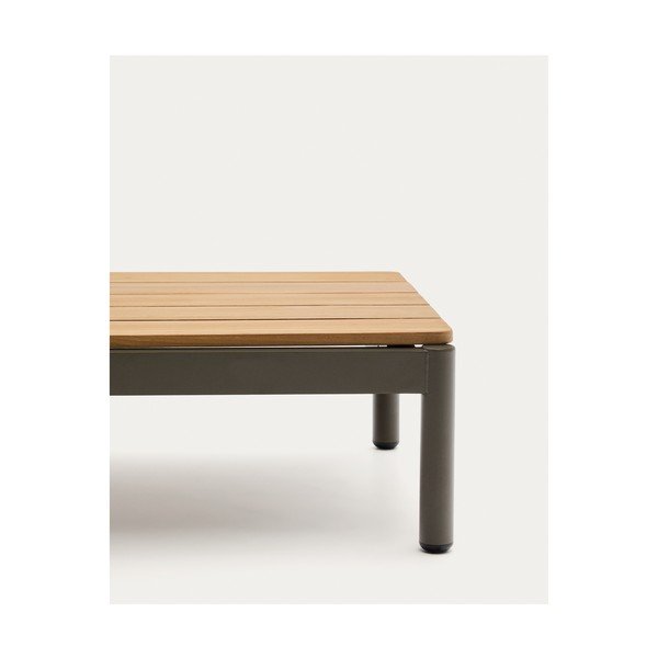 Tīkkoka masīvkoka dārza kafijas galdiņš 57x91 cm Sorells – Kave Home-image-4