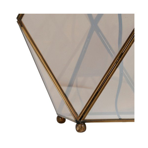 Lampas pamatne brūnā/zelta krāsā 43 cm Eluminea – Côté Table-image-2