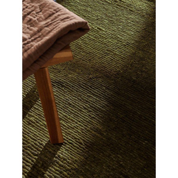Tumši zaļš ar rokām darināts vilnas paklājs 160x230 cm Bexley Woolwich – Ted Baker-image-3