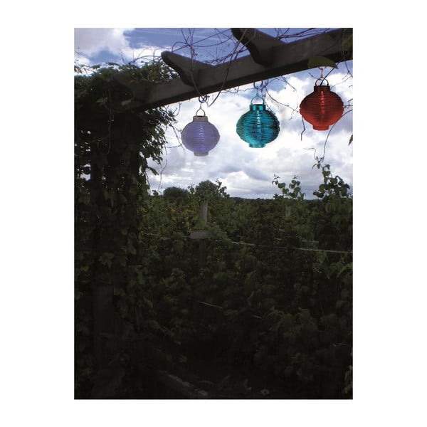 Balta āra LED laterna ar saules baterijām Star Trading, ø 20 cm-image-4