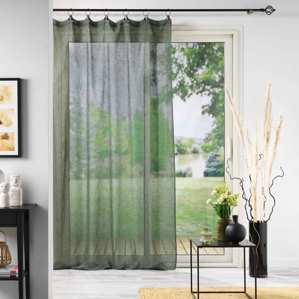 Haki dienas aizkars 140x240 cm Linka – douceur d'intérieur-image-2