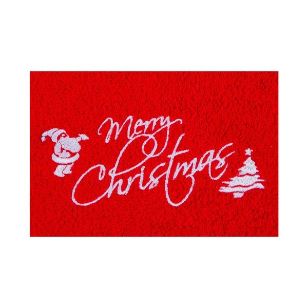 Sarkans vannas dvielis Christmas Merry Red, 30 x 50 cm-image-1