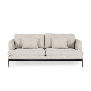Gaiši bēšs dīvāns Ndesign Pearl, platums 204 cm