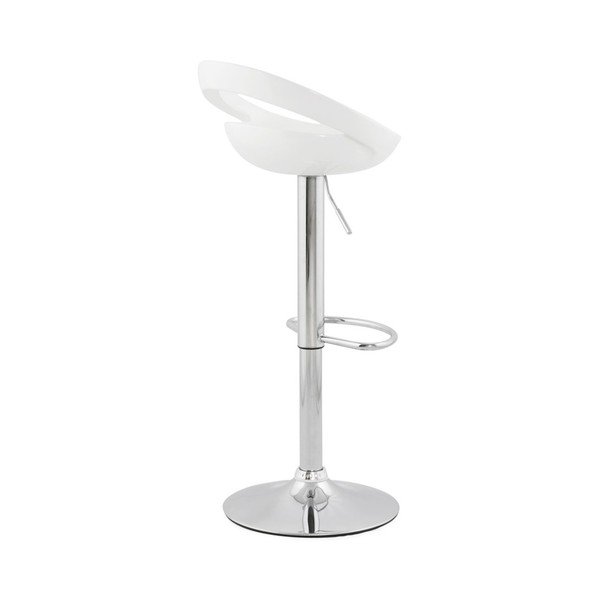 Balts Kokoon Design Venus regulējams grozāms bāra krēsls-image-2