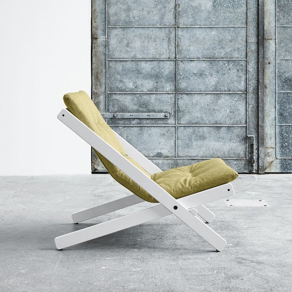 Karup Boogie saliekamais krēsls White/Avocado Green-image-1