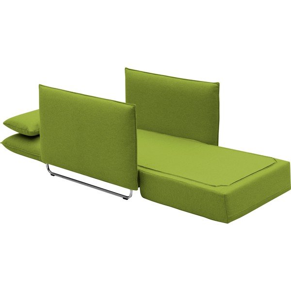 Laima zaļš izvelkamais atpūtas krēsls Softline Cord-image-3