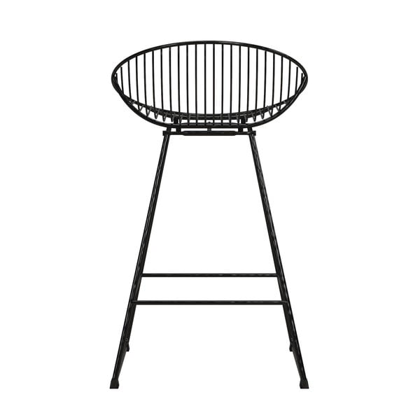 Melns metāla bāra krēsls Ellis – CosmoLiving by Cosmopolitan-image-2