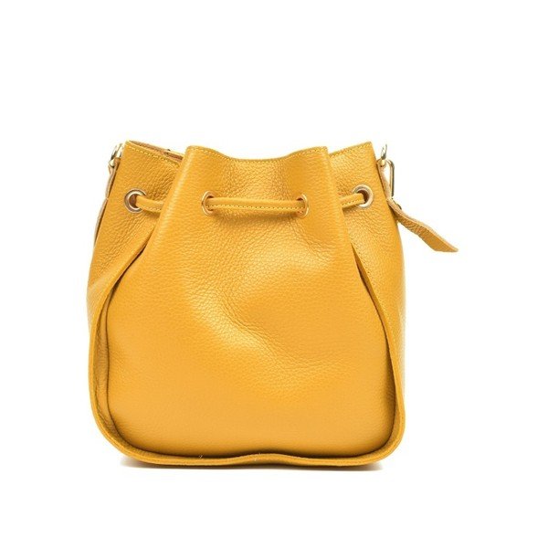 Dzeltena ādas somiņa Carla Ferreri Jessie-image-2